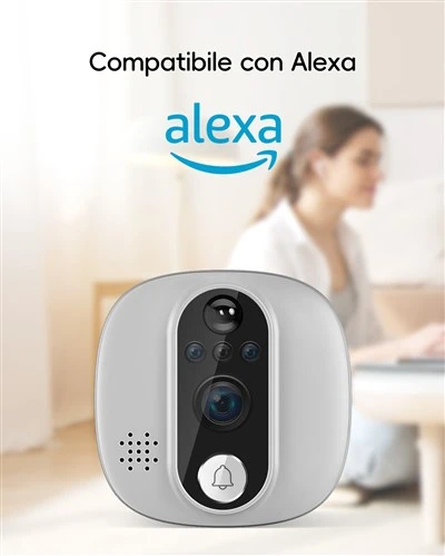 Tuya 1080P WiFi videodörrklocka